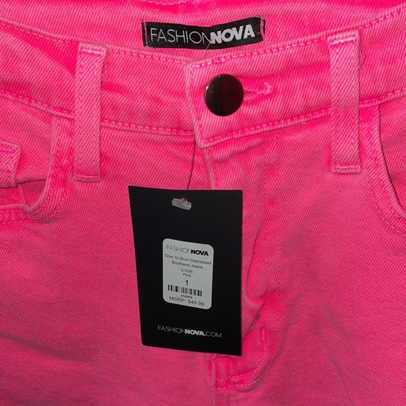 FN “Time To Burn Distressed Boyfriend Jeans” 💖 - Picture 3 of 4